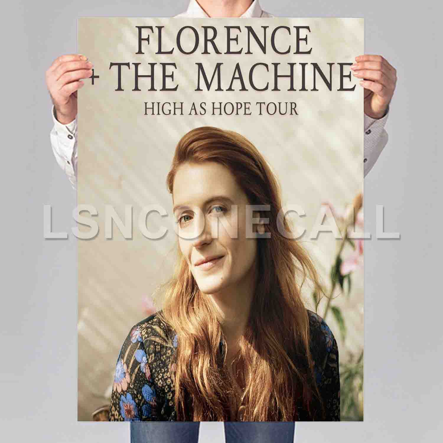 Florence + The Machine High as Hope Tour Poster Print Art Wall Decor